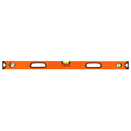 Poziomnica aluminiowa z uchwytem, 3 libelle, magnes, frezowana dolna powierzchnia, 100 cm
