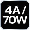 Prostownik automatyczny 4A/70W, 3-120Ah, do akumulatorów kwasowych / AGM / GEL