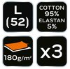 Bokserki basic, 3-pack, rozmiar L