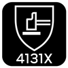 Rękawice robocze, poliester pokryty ntrylemx, 4131X, rozmiar 8