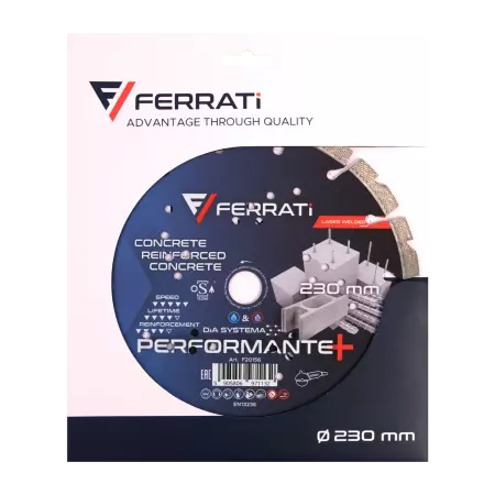 Ferrati Tarcza Diamentowa F20156 230mm PERFORMANTE PLUS