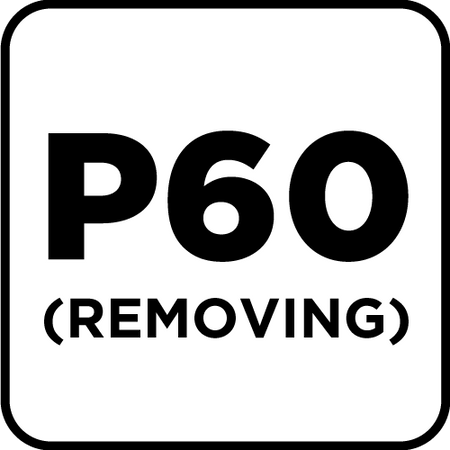 Krążki ścierne na rzep 125 mm, P60, 5 szt., z 8 otworami