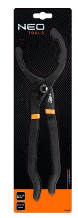 Klucz odgięty szczypcowy (20°) do filtrów oleju 63.5 - 116 mm