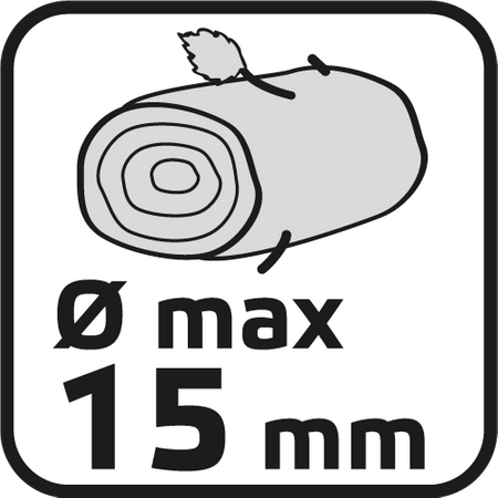 Sekator ogrodowy uniwersalny 220 mm, średnica cięcia 15 mm