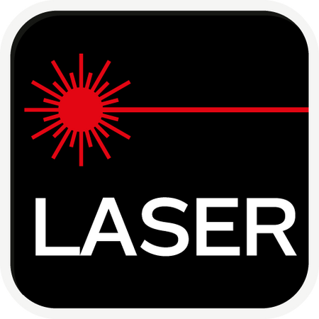 Laser krzyżowy 20 m, z etui i uchwytem magnetycznym, czerwony