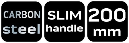 Szczypce wydłużone wygięte 200 mm