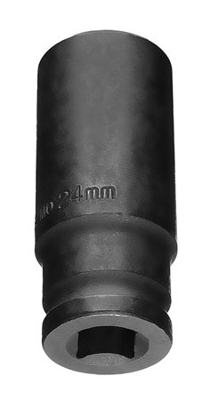 Nasadka udarowa 1/2" długa, 24 x 78mm , Cr-Mo