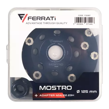 Ferrati Tarcza Garnkowa Diamentowa F20187 125mm MOSTRO