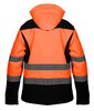 Kurtka robocza ostrzegawcza softshell z kapturem, pomarańczowa, rozmiar M