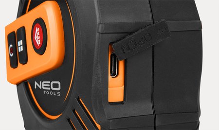 Dalmierz laserowy z miarką zwijaną