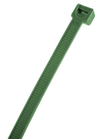 Opaski zaciskowe ogrodowe 7,6 x 380mm, 50 szt., zielone