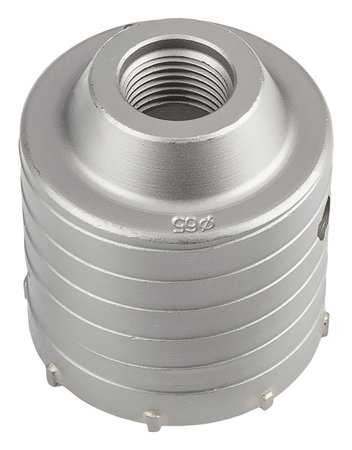 Otwornica widiowa 65 mm z adapterem HEX oraz wiertłem pilotującym