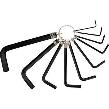 Klucze sześciokątne 1.5-10 mm, zestaw 10 szt.