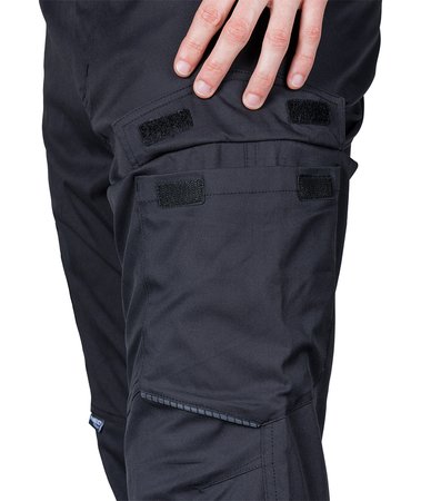 Spodnie robocze Mix&Match, stretch, czarne, rozmiar M