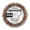 Ściernica listkowa trzpieniowa 50 x 30 x 6 mm, P60