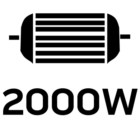 Opalarka 2000W, I: 50ºC, II: 70-600ºC,walizka, wyświetlacz