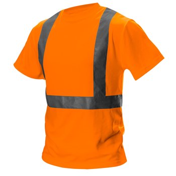 T-shirt ostrzegawczy, pomarańczowy, rozmiar XXL