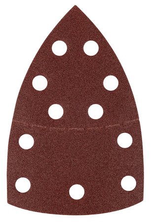Papiery ścierne na rzep, żelazko 102 x 152 mm, P100, 5 szt., z 11 otworami