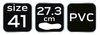 Kalosze PVC, rozmiar 41