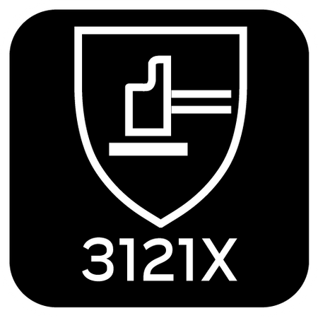 Rękawice ochronne długie pokryte PVC, 3121X, rozmiar 10