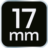 Nasadka udarowa 1/2" długa, 17 x 78mm , Cr-Mo