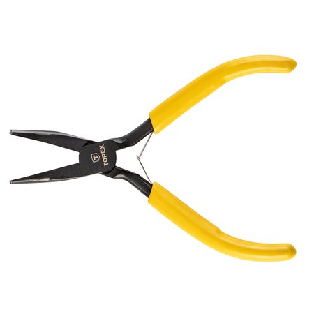 Szczypce precyzyjne wydłużone wygięte 125 mm