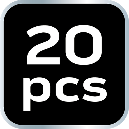 Opaski zaciskowe EXTREME 3.6 × 150 mm, czarne, 20 szt.