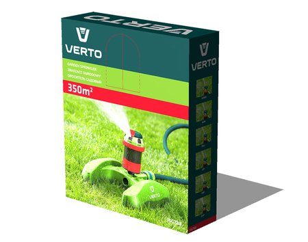 Zraszacz sektorowy, 6- funkcyjny z napędem, regulowany zasięg