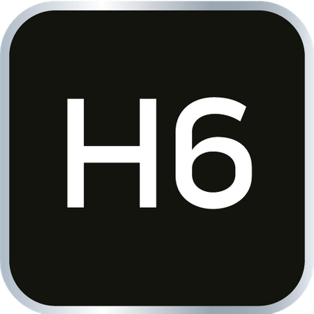 Końcówka sześciokątna na nasadce 1/2", H6 x 55 mm