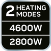Promiennik gazowy na butle 4600W