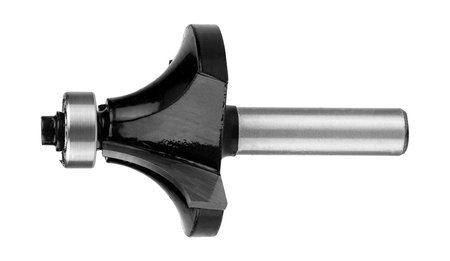 Frez do drewna z łożyskiem, ozdobny, widiowy, 38.1 x 19mm, trzpień 8 mm