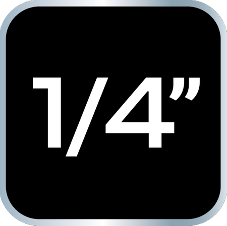 Zestaw nasadek przelotowych 1/4" + 3/8", 46 szt.