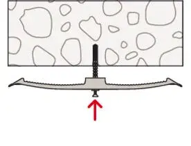 Fischer Uchwyt Kablowy Zbiorczy Płaski KB 8 (50 szt.) 58135