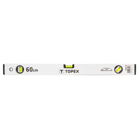 Poziomnica aluminiowa anodowana 60 cm, 3 libelle