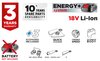 Urządzenie wielofunkcyjne akumulatorowe Energy+ 18V, Li-Ion, bez akumulatora
