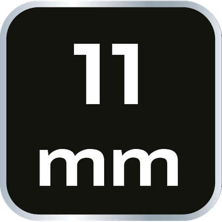 Nasadka sześciokątna 1/4", 11 mm, superlock