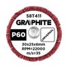 Ściernica listkowa trzpieniowa 30 x 25 x 6 mm, P60
