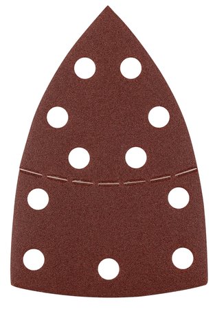 Papiery ścierne na rzep, żelazko 102 x 152 mm, P150, 5 szt., z 11 otworami