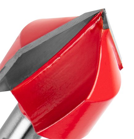 Frez do rowków typu V, TCT, 25.4 x 25.4 mm, trzpień 8 mm