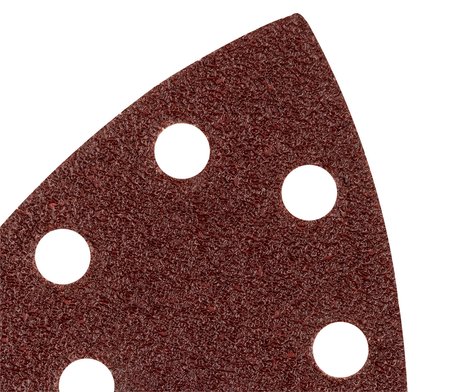 Papiery ścierne na rzep, żelazko 102 x 152 mm, P40, 5 szt., z 11 otworami