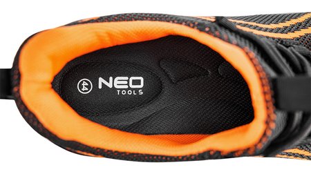Półbuty robocze S1 SR Neo Air, stalowy podnosek, pomarańczowe, rozmiar 43