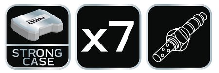 Nasadki do sondy lambda - zestaw 7 szt.