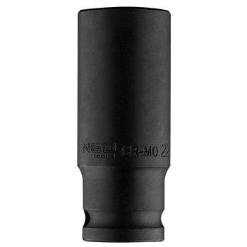 Nasadka udarowa 1/2" długa, 22 x 78mm , Cr-Mo