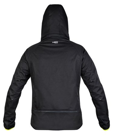Kurtka Mix&Match Softshell, czarno-żółta, rozmiar XXXL