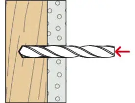 Fischer DuoTec 10 S PH Kołek Uchylny z Wkrętem Soczewkowym (25 szt.) 539025