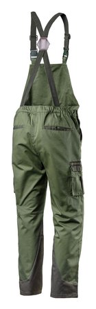 Ogrodniczki robocze CAMO olive, rozmiar XXXL