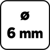 Otwornica diamentowa 6 mm
