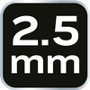 Klucz sześciokątny 2.5 mm, CrV