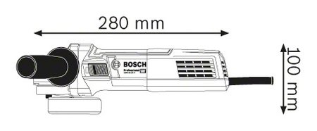 Bosch GWS 9-125 S szlifierka kątowa 900 W 125 mm z regulacją obrotów