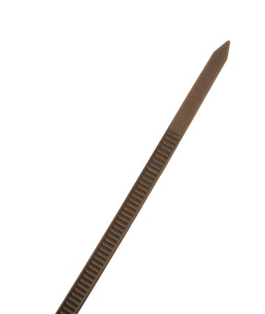 Opaski zaciskowe ogrodowe 4,8 x 160mm, 50 szt., brązowe